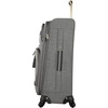 image:imageSteve Madden Designer Luggage Collection  3 Piece Softside Expandable Lightweight Spinner Suitcase Set  Travel Set includes 20 Inch Carry on 24 Inch amp 28Inch Checked Suitcases Black GreyPEEKABOO Grey
