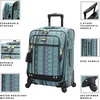 image:imageSteve Madden Designer Luggage Collection  3 Piece Softside Expandable Lightweight Spinner Suitcase Set  Travel Set includes 20 Inch Carry on 24 Inch amp 28Inch Checked Suitcases PrintTeal