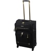 image:imageSteve Madden Designer Luggage Collection  3 Piece Softside Expandable Lightweight Spinner Suitcase Set  Travel Set includes 20 Inch Carry on 24 Inch amp 28Inch Checked Suitcases Black GreyBlack Grey