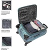 image:imageSteve Madden Designer Luggage Collection  Expandable 24 Inch Softside Bag  Durable Midsized Lightweight Checked Suitcase with 4Rolling Spinner Wheels Legends TurquoiseLegends Turquoise