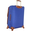 image:imageSteve Madden Designer Luggage Collection  Expandable 24 Inch Softside Bag  Durable Midsized Lightweight Checked Suitcase with 4Rolling Spinner Wheels Global BlackBlue
