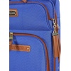 image:imageSteve Madden Designer Luggage Collection  Expandable 28 Inch Softside Bag for Men amp Women  Durable Lightweight Checked Suitcase with 4Rolling Spinner Wheels 28in Global BlackGlobal Blue