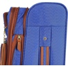 image:imageSteve Madden Designer Luggage Collection  Expandable 28 Inch Softside Bag for Men amp Women  Durable Lightweight Checked Suitcase with 4Rolling Spinner Wheels 28in Global BlackGlobal Blue
