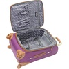 image:imageSteve Madden Designer Luggage Collection  Expandable 28 Inch Softside Bag for Men amp Women  Durable Lightweight Checked Suitcase with 4Rolling Spinner Wheels 28in Global BlackGlobal Purple