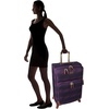image:imageSteve Madden Designer Luggage Collection  Lightweight 28 Inch Expandable Softside Suitcase  Durable Rolling 4Spinner Wheels Checked Bag Shadow Purple Shadow PurpleShadow Purple