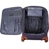 image:imageSteve Madden Designer Luggage Collection  Lightweight 28 Inch Expandable Softside Suitcase  Durable Rolling 4Spinner Wheels Checked Bag Shadow Purple Shadow PurpleShadow Purple