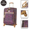 image:imageSteve Madden DesignerGepckkollektion 4teiliges SoftsideKofferSet ReiseSet enthlt eine Tragetasche 508 cm Handgepck 61 cm und 711 cm Karierte Koffer Blue One Size TravelDark Purple