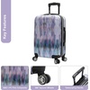 image:imageSteve Madden Luggage Collection  3 Piece Hardside Lightweight Spinner Suitcase Set  Travel Set includes 20 Inch Carry On 24 inch and 28 Inch Checked Suitcases DiamondDiamond
