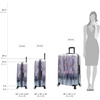 image:imageSteve Madden Luggage Collection  3 Piece Hardside Lightweight Spinner Suitcase Set  Travel Set includes 20 Inch Carry On 24 inch and 28 Inch Checked Suitcases DiamondDiamond
