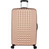 image:imageSteve Madden Luggage Set 3 Piece  Lightweight Hardside Suitcase set  Includes 20 Inch Carry on 24In28In Checked Bag with 8Wheel Rolling Spinner Rose Gold One Size