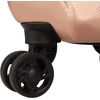 image:imageSteve Madden Luggage Set 3 Piece  Lightweight Hardside Suitcase set  Includes 20 Inch Carry on 24In28In Checked Bag with 8Wheel Rolling Spinner Rose Gold One Size