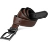 image:imageSteve Madden Mens Reversible Mens Dress Casual Every Day Leather BeltBlackBrown Double Stitch