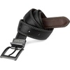 image:imageSteve Madden Mens Reversible Mens Dress Casual Every Day Leather BeltBlackBrown Double Stitch