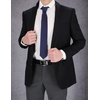 image:imageSteve Madden Mens Reversible Mens Dress Casual Every Day Leather BeltBlackBrown Edge Stitch