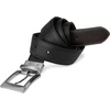 image:imageSteve Madden Mens Reversible Mens Dress Casual Every Day Leather BeltBlackBrown Edge Stitch