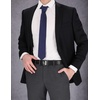 image:imageSteve Madden Mens Reversible Mens Dress Casual Every Day Leather BeltBlackBrown Perforated