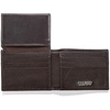 image:imageSteve Madden Mens Slim Leather Wallet with Extra Capacity Attached Flip PocketsBrown Smooth Grain