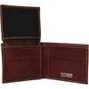 image:imageSteve Madden Mens Slim Leather Wallet with Extra Capacity Attached Flip PocketsBrownAntique