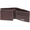 image:imageSteve Madden Mens Slim Leather Wallet with Extra Capacity Attached Flip PocketsBrownAntique