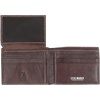 image:imageSteve Madden Mens Slim Leather Wallet with Extra Capacity Attached Flip PocketsBrownAntique