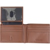 image:imageSteve Madden Mens Slim Leather Wallet with Extra Capacity Attached Flip PocketsCognac Glove