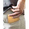 image:imageSteve Madden Mens Slim Leather Wallet with Extra Capacity Attached Flip PocketsTanAntique