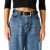 image:imageSteve Madden Rectangular Rhinestone Buckle BeltBerry