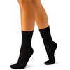 image:imageSteve Madden Womens 4pk Solid Athleisure Crew HcBlack