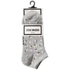 image:imageSteve Madden Womens 6pk Ditsy Floral Low CutHeather Grey