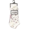 image:imageSteve Madden Womens 6pk Ditsy Floral Low CutIvory