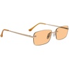 image:imageSteve Madden Womens Caden SunglassesSatin GoldSolid Orange