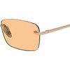 image:imageSteve Madden Womens Caden SunglassesSatin GoldSolid Orange