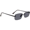 image:imageSteve Madden Womens Caden SunglassesShiny BlackSolid Smoke