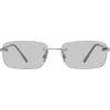 image:imageSteve Madden Womens Caden SunglassesShiny SilverClear Mirrored