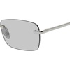image:imageSteve Madden Womens Caden SunglassesShiny SilverClear Mirrored