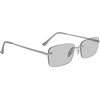 image:imageSteve Madden Womens Caden SunglassesShiny SilverClear Mirrored