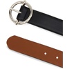 image:imageSteve Madden Womens Cherish Reversible Pant BeltBlackCognac