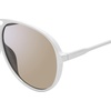 image:imageSteve Madden Womens Decker SunglassesCrystal WhitePurple Mirrored