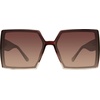 image:imageSteve Madden Womens Deja SunglassesCrystal BrownBrown Gradient