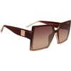 image:imageSteve Madden Womens Deja SunglassesCrystal BrownBrown Gradient