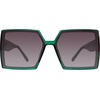 image:imageSteve Madden Womens Deja SunglassesCrystal GreenSmoke Gradient
