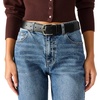 image:imageSteve Madden Womens Double Buckle Pant BeltBlack