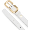 image:imageSteve Madden Womens Double Buckle Pant BeltWhite
