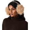 image:imageSteve Madden Womens Faux Fur Earmuff With Faux Snakeskin BandTan