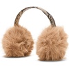 image:imageSteve Madden Womens Faux Fur Earmuff With Faux Snakeskin BandTan