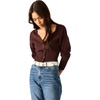 image:imageSteve Madden Womens Feathered Edge Everyday Pant BeltCream