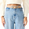 image:imageSteve Madden Womens Feathered Edge Everyday Pant BeltLatte