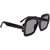 image:imageSteve Madden Womens Female Sunglasses Style Barnes Square BlackSolid Smoke 55mm 23mm