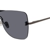 image:imageSteve Madden Womens Female Sunglasses Style Bentley Shield Shiny Gun BlackSolid Smoke 140mm 0mm