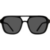 image:imageSteve Madden Womens Female Sunglasses Style Jace Rectangular BlackCrystal ClearSolid Smoke 56mm 19mm